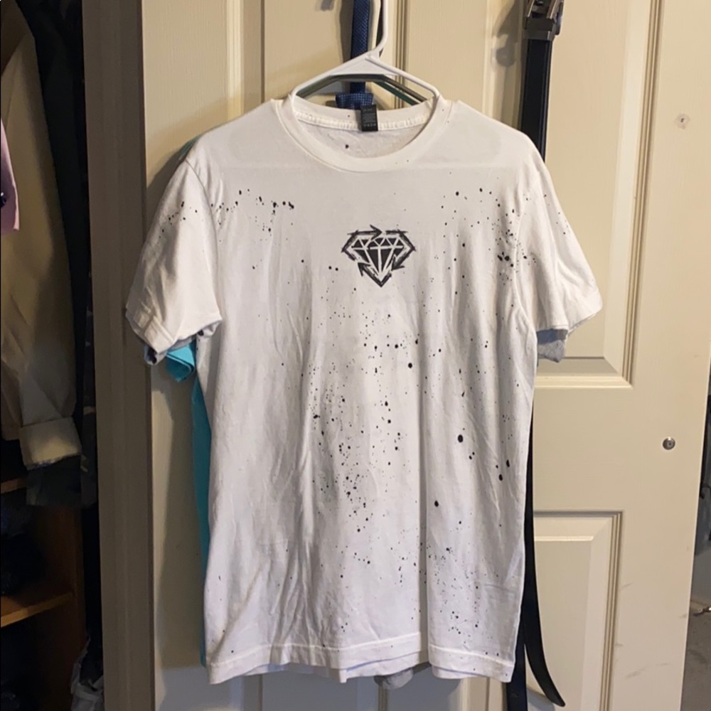 Splatter Stick to Your Guns band tee